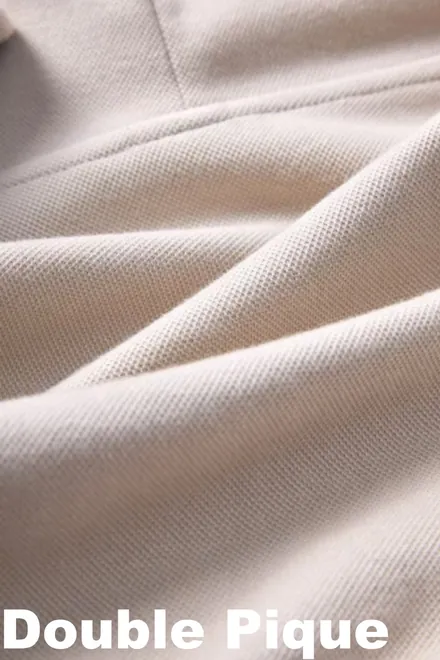Double Pique fabric swatch