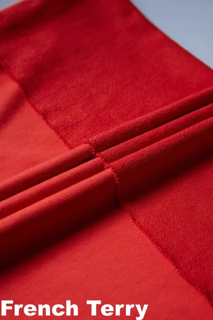 French Terry fabric swatch