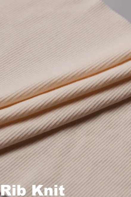 Rib Knit fabric swatch