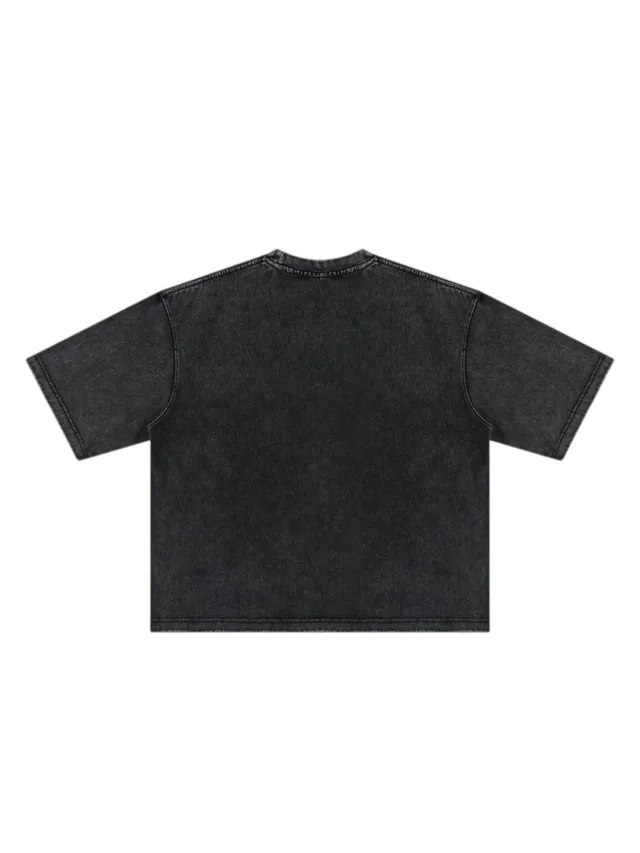 JYG Garment custom Boxy Tee - front view