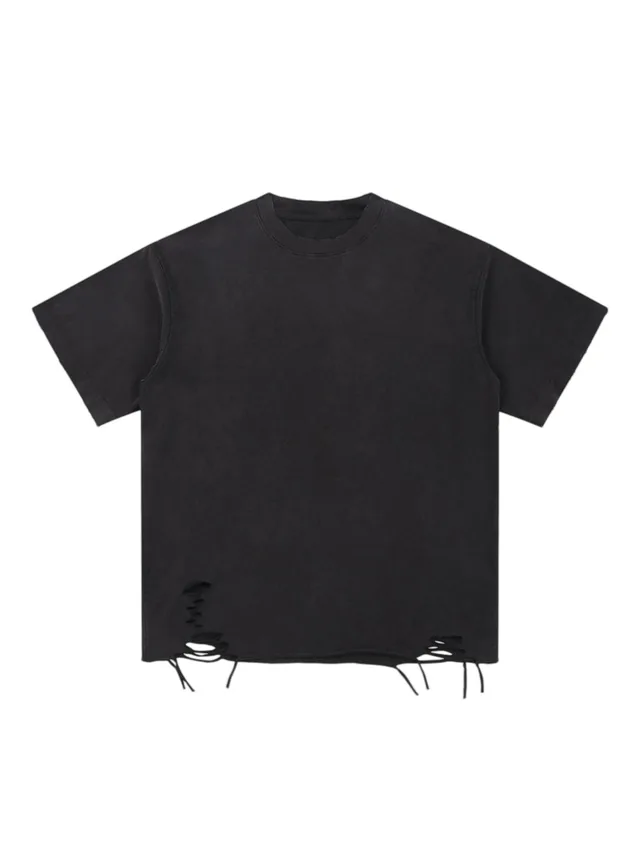 JYG Garment custom Drop-Shoulder SS Tee - back view