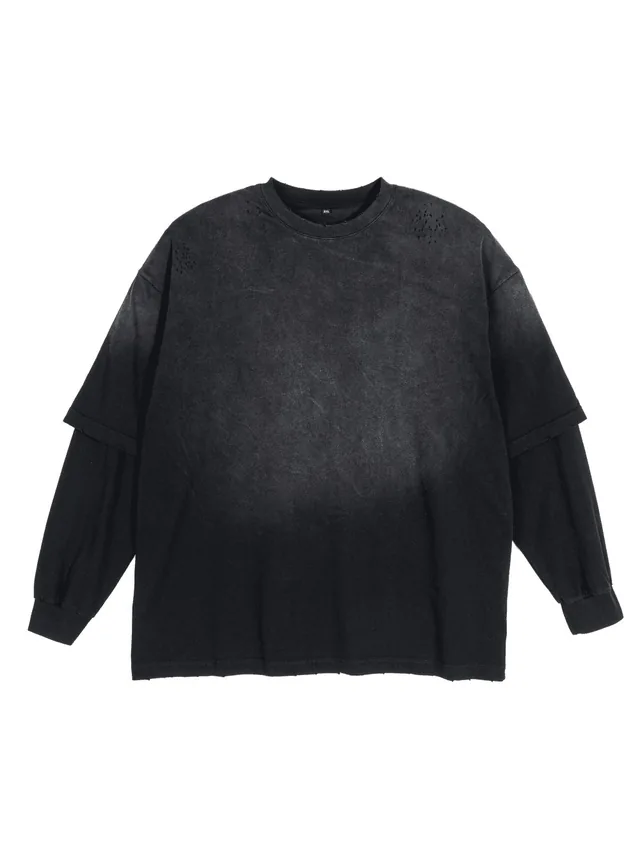 JYG Garment custom Layered Sleeve Tee - back view