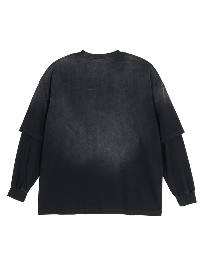 JYG Garment custom Layered Sleeve Tee - front view