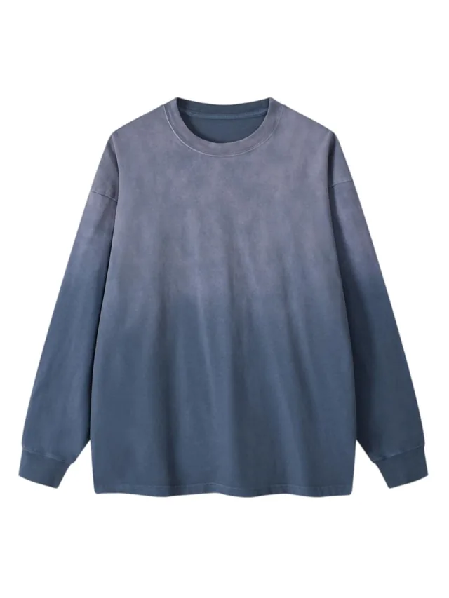 JYG Garment custom Oversized Long-Sleeve Tee - front view