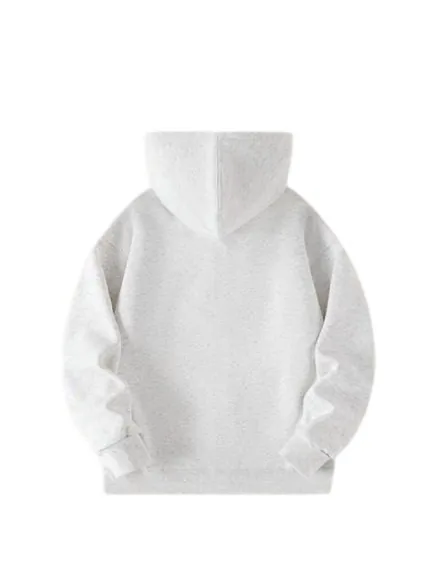 JYG Garment custom Basic Full-Zip Hoodie - back view