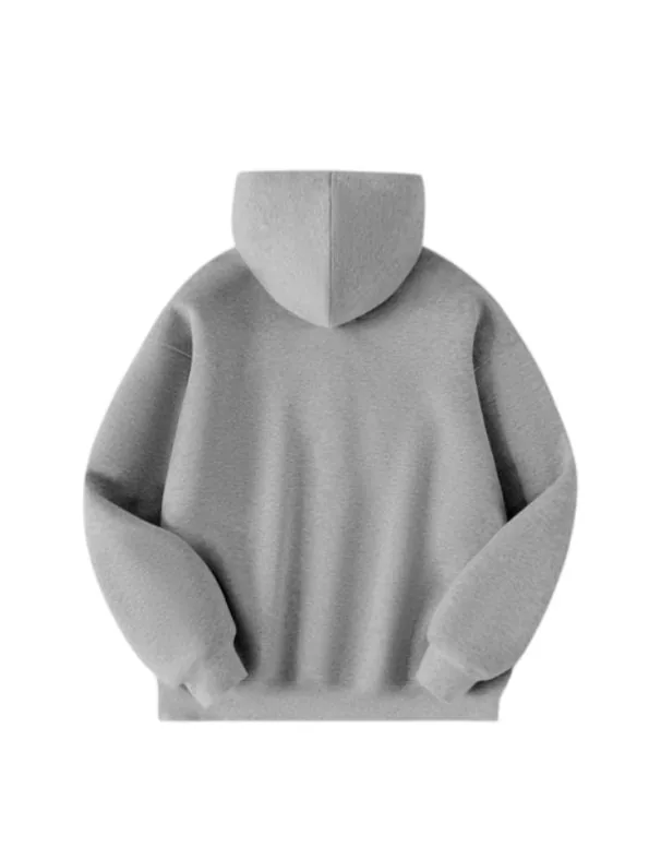 JYG Garment custom Minimalist Full-Zip Hoodie - back view