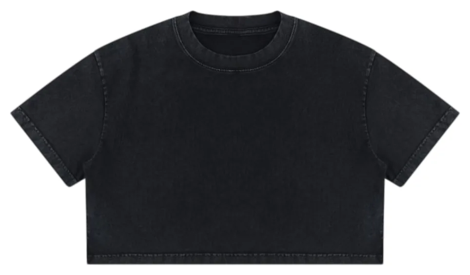 Cropped Boxy Tee, front view
